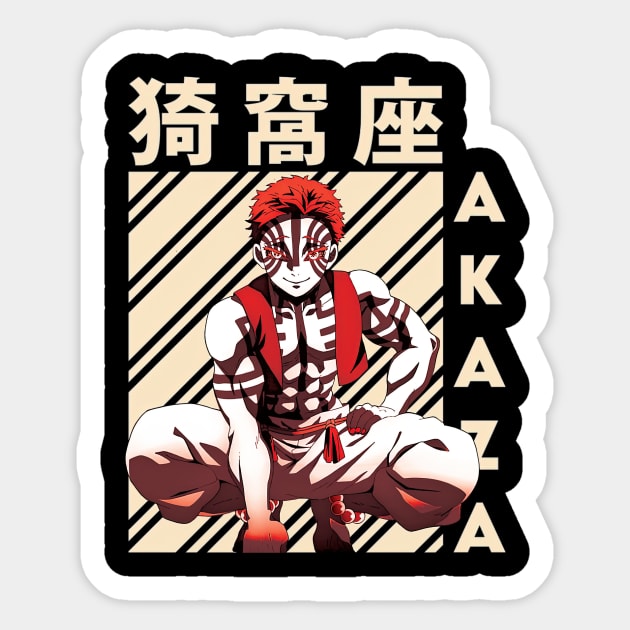 Akaza Sticker by CarolIrvine